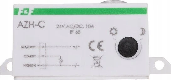 F&F AZH-C-24V 10A 24V AC/DC prieblandos jungiklis, miniatiūrinis IP65, montuojamas ant paviršiaus