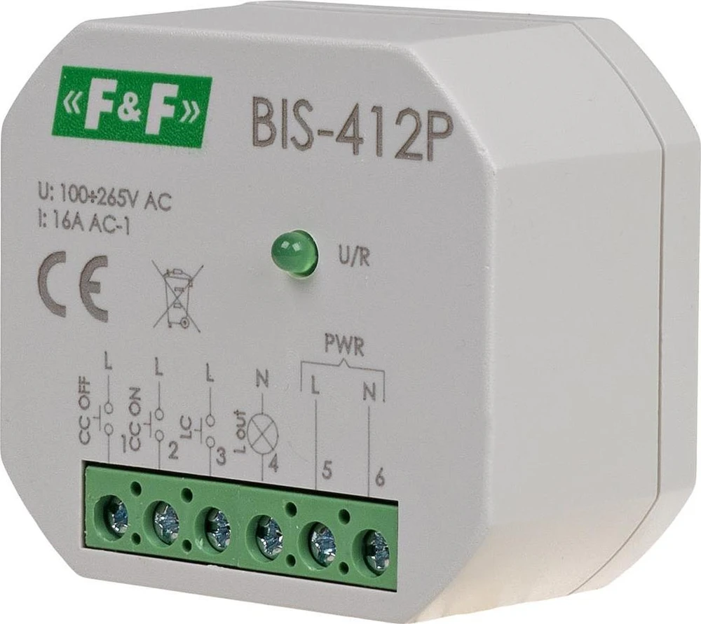 F&F BIS-412P bistable relė