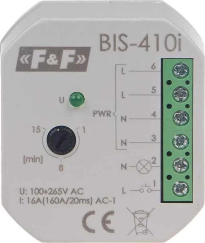 F&F Bistabili relė BIS-410-LED-24V