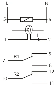 F&F 4 funkcijų srovės relė 2x2P 16A - EPP-620