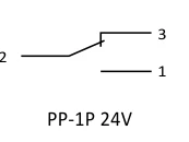 F&F Elektromagnetinė relė 1P 16A P/T - PP-1P 24V