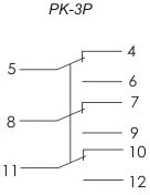 F&F Elektromagnetinė relė 230V 3x8A – PK3P230