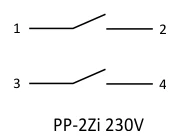 OBO Bettermann F&F Elektromagnetinė relė 2Z 16A P/T - PP-2ZI 230V