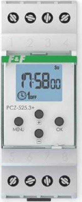 F&F Vieno kanalo astronominis laikrodis su nakties pertrauka PCZ-525.3 ...