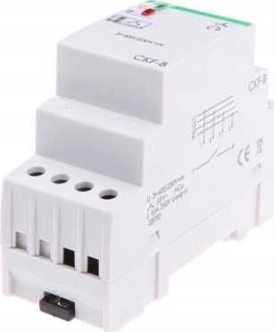 F&F Fazių sekos ir fazių gedimo relė CKF-BR-TRMS 10A 1NO/NC, 4 s uždelsimas, asimetrija, 40–80 V, tikra RMS, skirta DIN bėgeliui