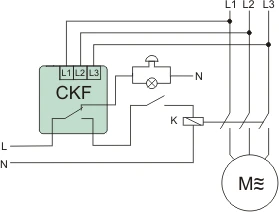 F&F Fazių sekos ir fazių praradimo jutikliai - CKF-318