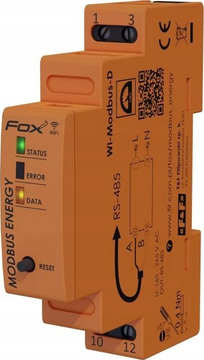 F&F WI-MODBUS ENERGIJOS SKAITIKLIO INTEGRAVIMO ĮRENGINYS