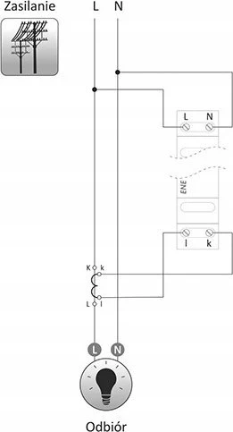 F&F MONITORIUS ENERGIJOS ELEKTROS 1-F, WI-MEF-1-40