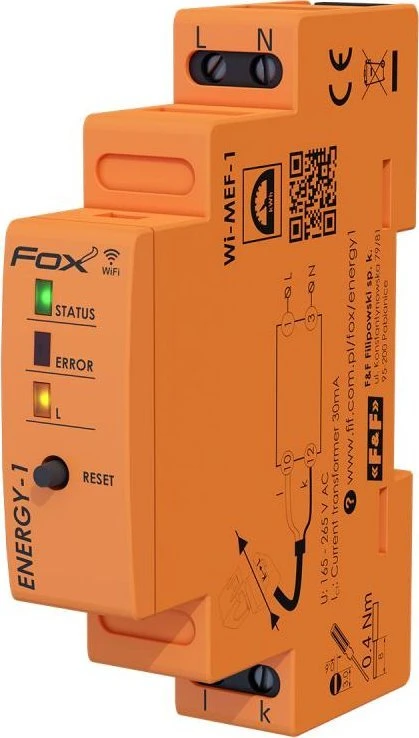 F&F MONITORIUS ENERGIJOS ELEKTROS 1-F, WI-MEF-1-40