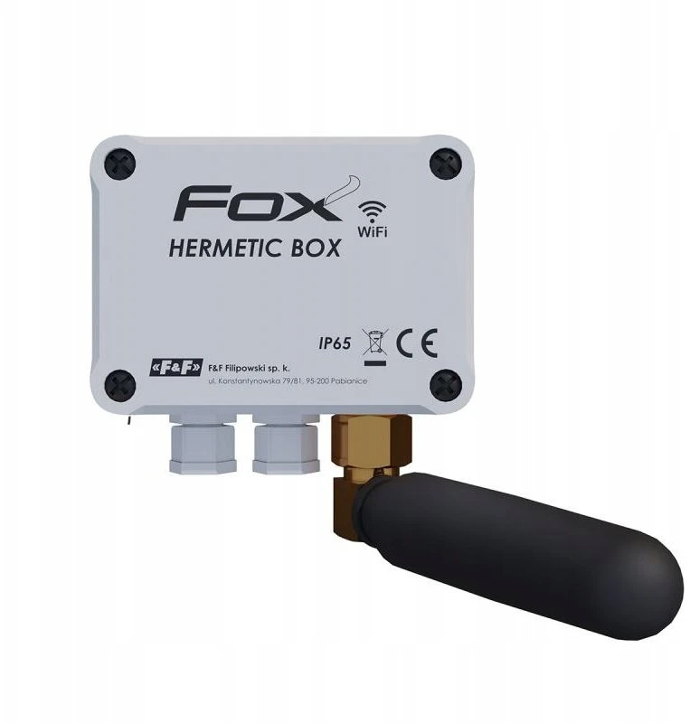 FF FOX Wi-Fi siųstuvas hermetiškame korpuse FOX HERMETIC BOX Wi-R1S1-H