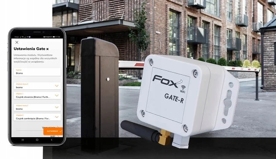 FF WI-FI vartų valdiklis su reliniu išėjimu GATE-R Wi-TO2S2-R