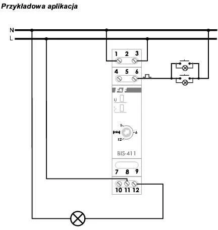 F&F Impulsinė relė 230V 16A, skirta TH35 bėgiui - BIS-413
