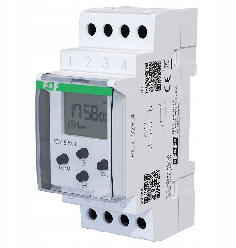F&F PCZ-529.4 METINIS LAIKRODIS NFC