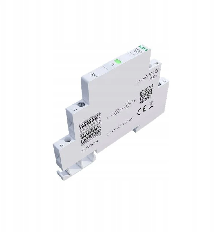 F&F LK-BZ-701G ŽIBINTAS. 1/3S 1X LED ŽALIA