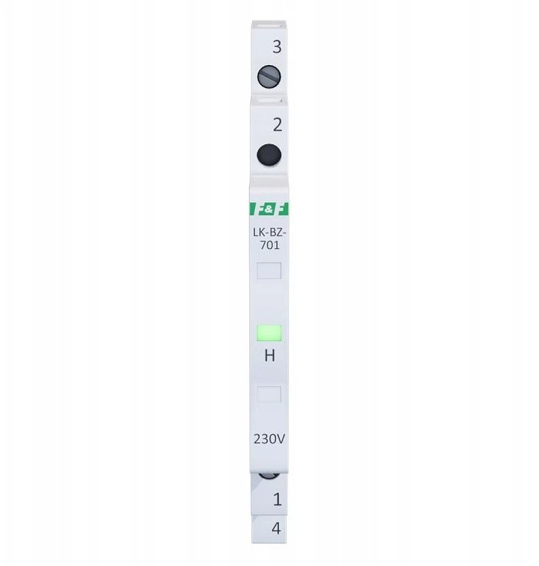 F&F LK-BZ-701G ŽIBINTAS. 1/3S 1X LED ŽALIA
