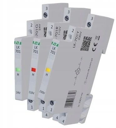F&F LK-701G ŽIBINTAS. 1/3S 1X LED ŽALIA
