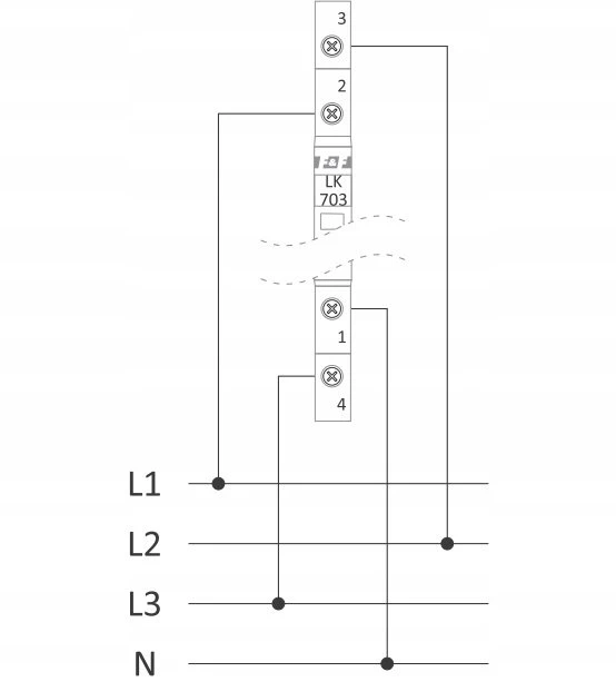 F&F LK-703R ŽIBINTAS. 1/3S 3X LED RAUDONAS