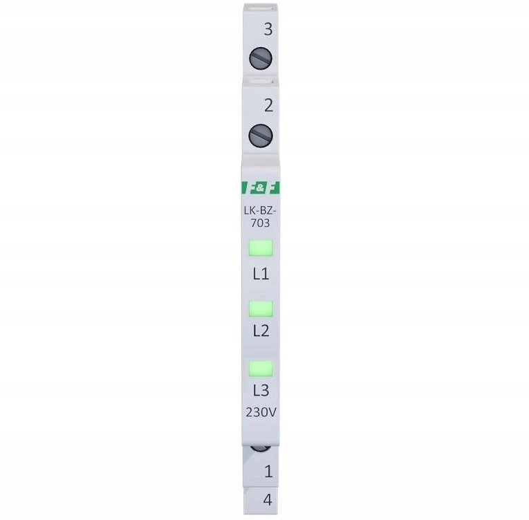 F&F LK-BZ-703G ŽIBINTAS. 1/3S 3X ŽALIAS LED