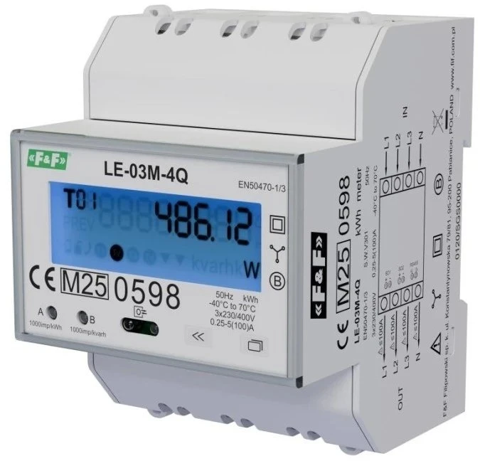 F&F LICZNIK ENERGII LE-03M-4Q