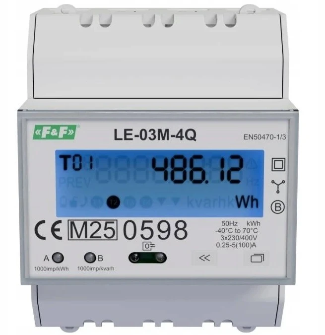 F&F LICZNIK ENERGII LE-03M-4Q