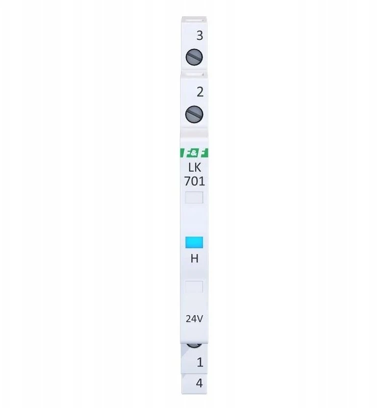 FF Mėlyna modulinė lempa 12-48V AC/12-60V DC 1/2 modulio LK-701B-24