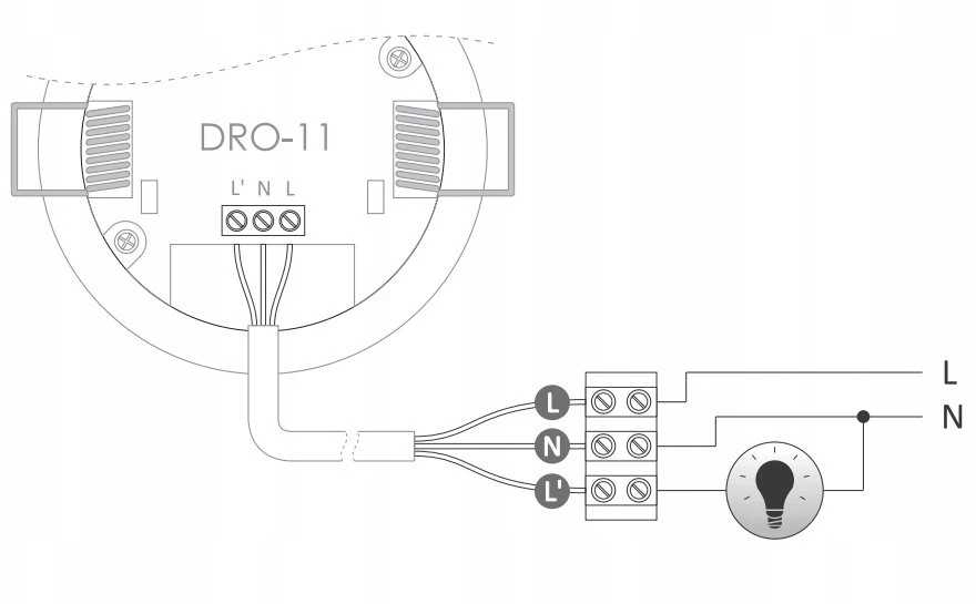 F&F MIKROBANGŲ BŪVIMO JUTIKLIS DRO-11