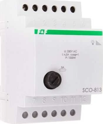 F&F Mygtukas pilka 1000W 4.5A 230V AC SCO-813