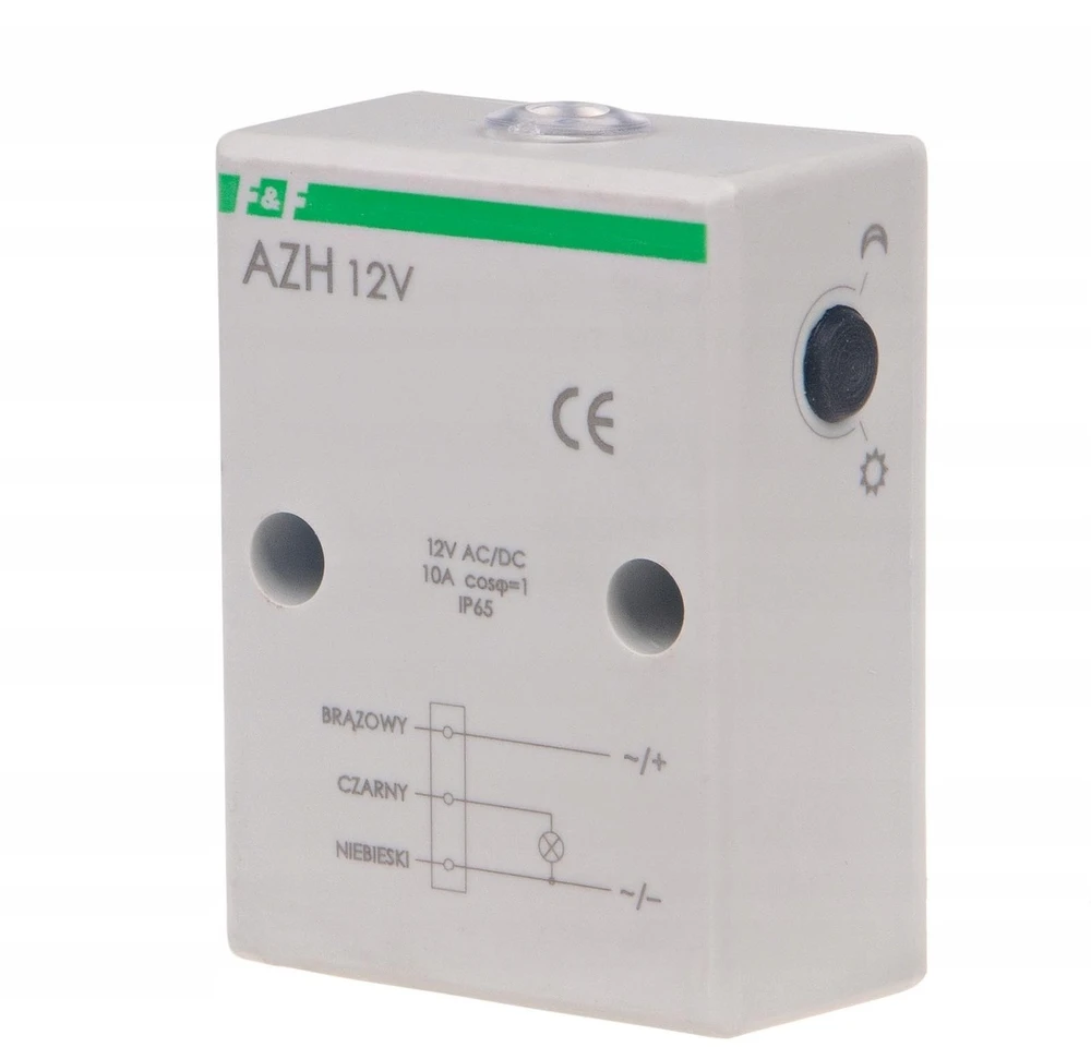 FF Automatinis prieblandos jungiklis, viršutinis montavimas, 16A 12V IP20 AZH-S-PLUS-12V