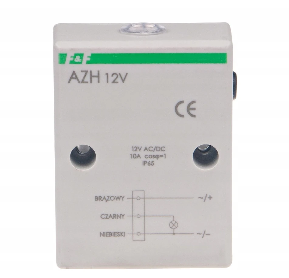 FF Automatinis prieblandos jungiklis, viršutinis montavimas, 16A 12V IP20 AZH-S-PLUS-12V