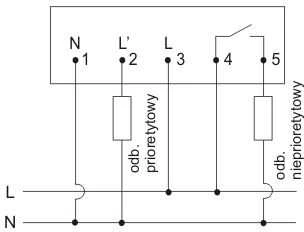 F&F pirmumo relė 230V 16A - PR-602