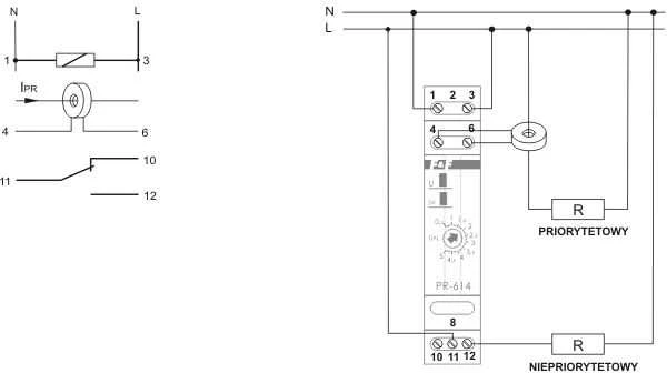 F&F pirmumo relė 230V 16A - PR-614