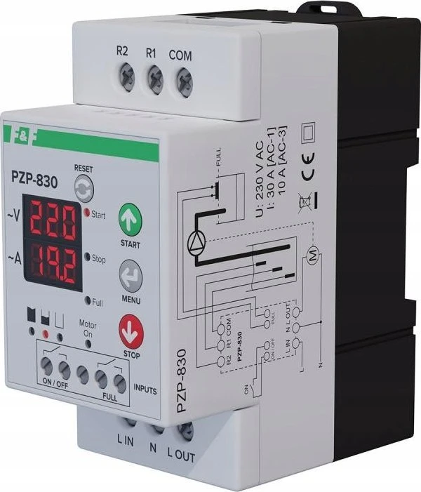 F&F SIURBLIO RELĖ PZP-830 PZP-830
