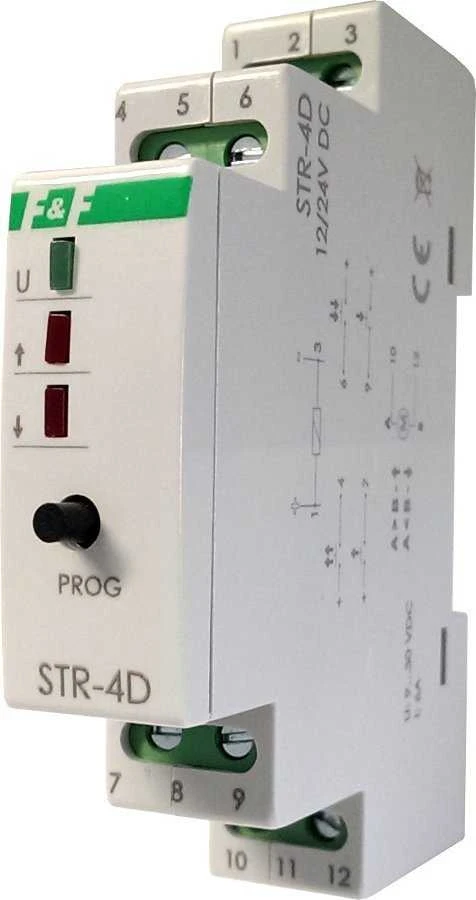F&F Roletų valdiklis 12/24V nuolatinės srovės varikliams STR-4D