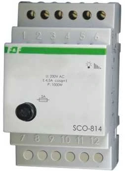 F&F apšvietimo reguliatorius SCO-814 su atmintimi 1000 W pilka SCO-814