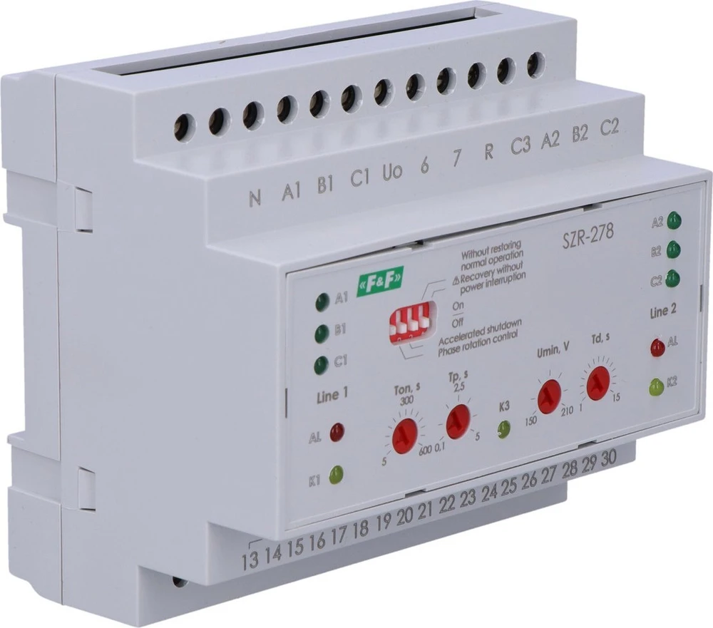 F&F SZR-278 TINKLO REZERVAS VALDYMAS 24÷230VAC