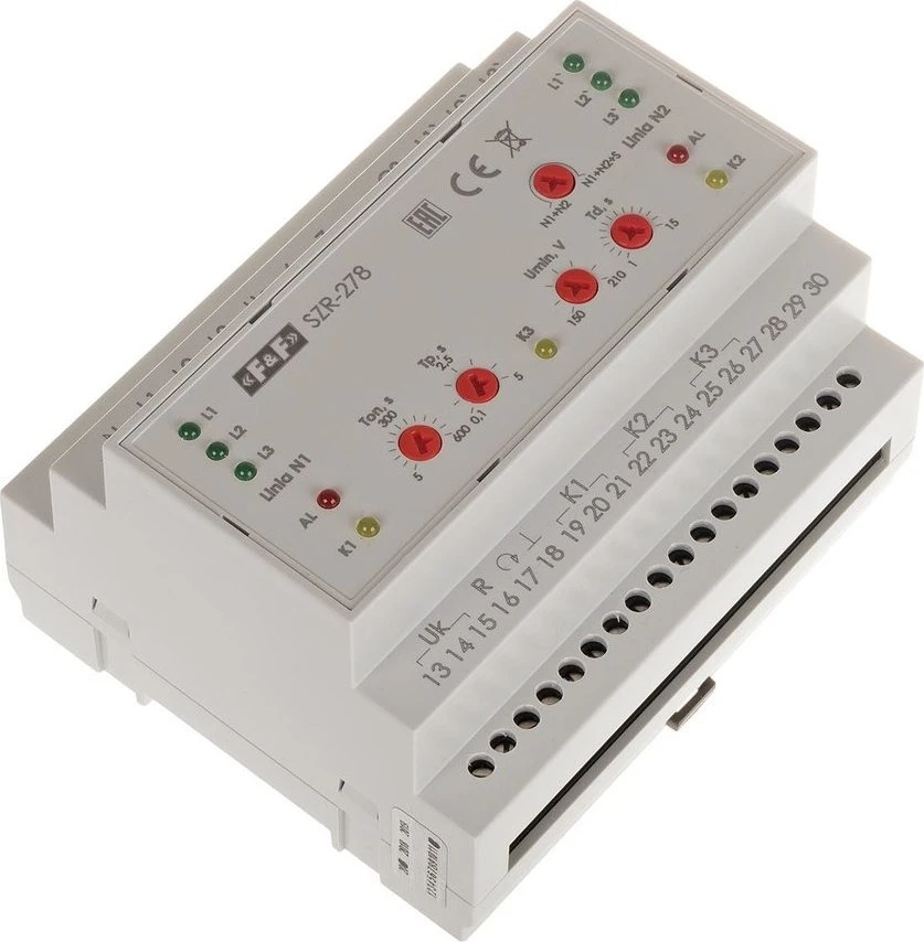 F&F SZR-278 TINKLO REZERVAS VALDYMAS 24÷230VAC