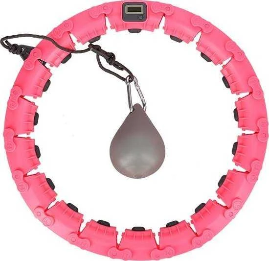 Pink Rožinė FH03 ROŽINĖS HULA APYNĖLIS SU SVORIO IR ATKREIPIMO SKAITIKLIU