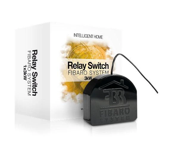 Fibaro | Single Switch 2 | Z-Wave | Juodas