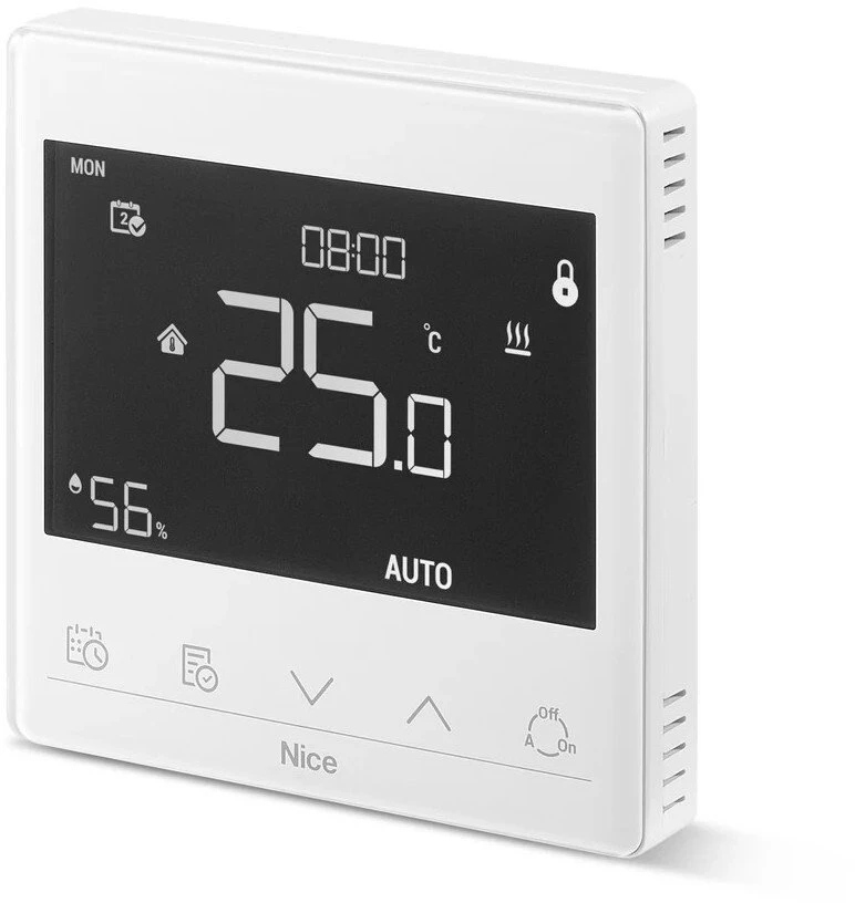 Fibaro Nice prijungiamas termostatas elektriniam šildymui | WARM-CONTROL E | Baltas