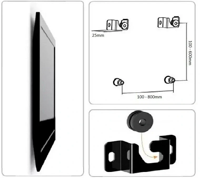 Fiber Mounts Laikiklis TV (FM04)