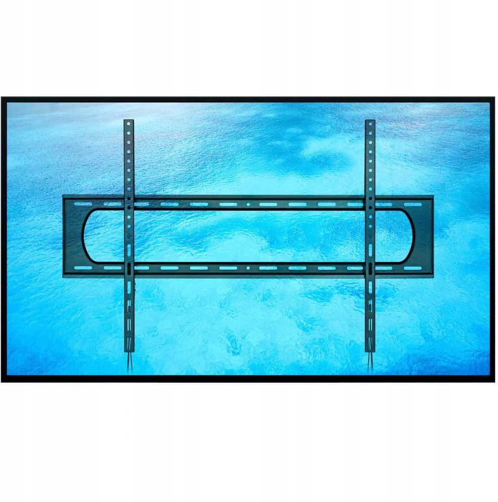Fiber Novelty C6F - Itin plonas tvirtas sieninis laikiklis LCD LED Plazma televizoriams 55"-120"