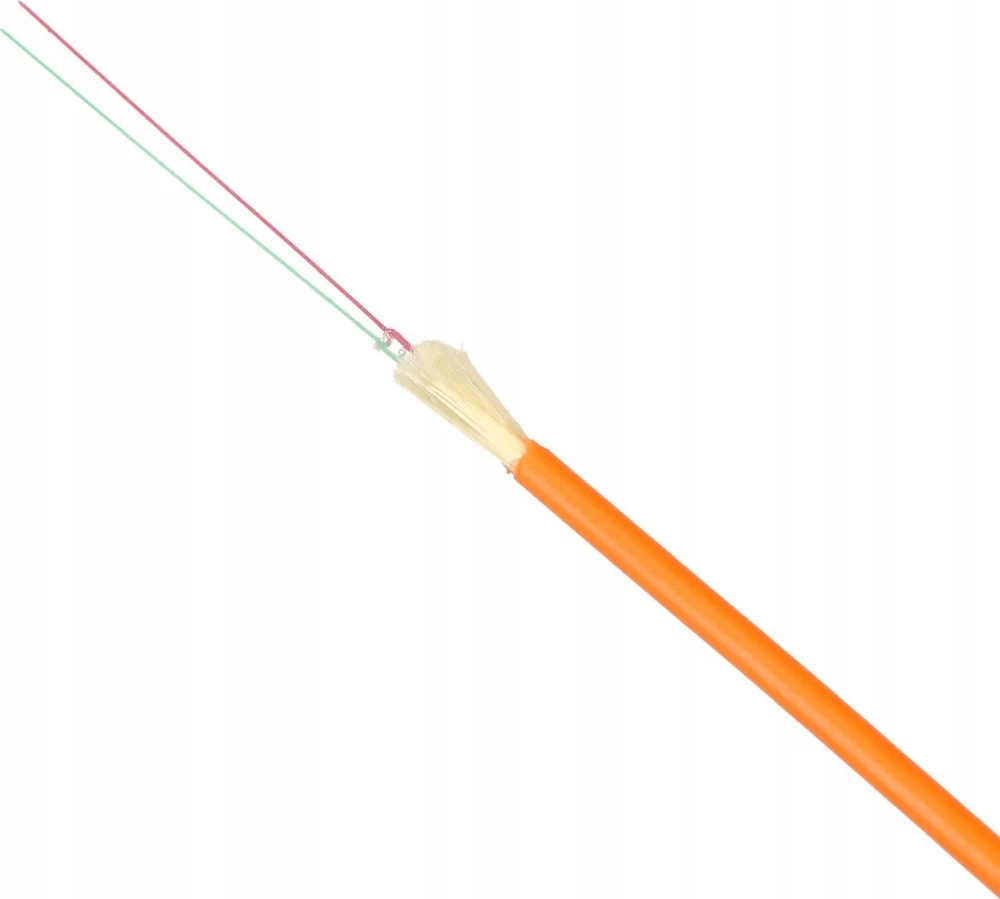 FIBERHOME MIKRO KABELIS 2.5MM 2FO G.657A1 PE ORANŽINIS 2KM BŪGNAS