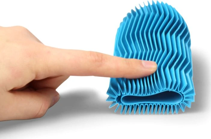 3D plastikas (guma/TPU) FiberFlex 40D juoda 1.75mm 0.85kg Fiberlogy