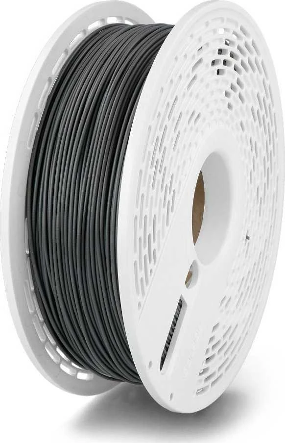 Fiberlogy PETG matinis grafito spalvos siūlas ant ritės