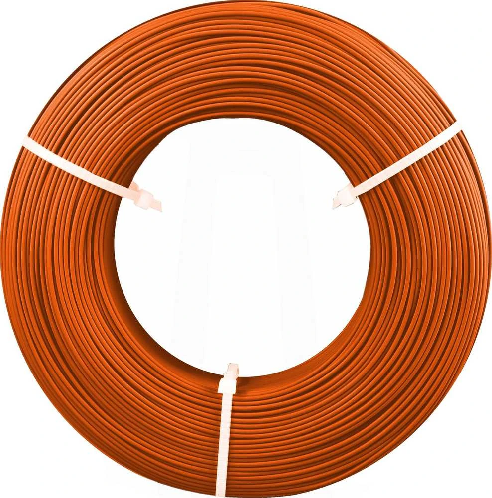 Fiberlogy Refill Easy PLA oranžinė ritė su fiksatoriais