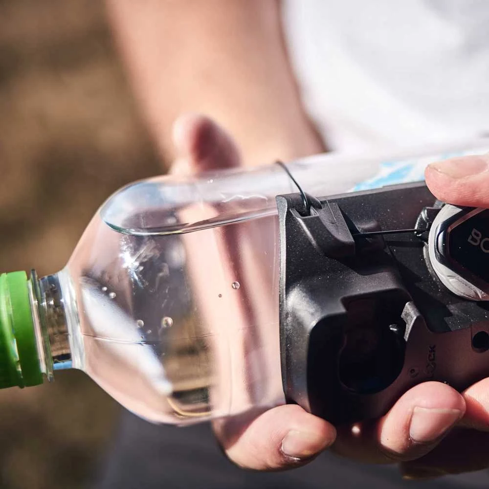 Gertuvė Fidlock TWIST single bottle 450 juoda permatoma