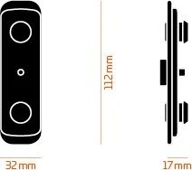 Gertuvės laikiklis ant kuprinės Fidlock TWIST tex base Multi