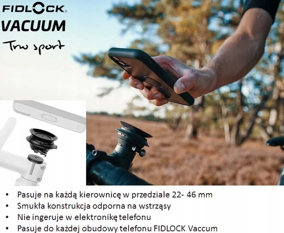 Laikiklis telefonui Fidlock Vacuum ahead cap base