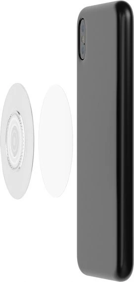 Adapteris telefonui universalus priklijuojams Fidlock VACUUM uni phone patch pusiau skaidrus