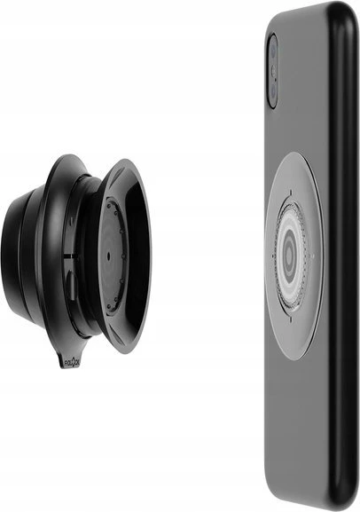 Adapteris telefonui universalus priklijuojams Fidlock VACUUM uni phone patch pusiau skaidrus